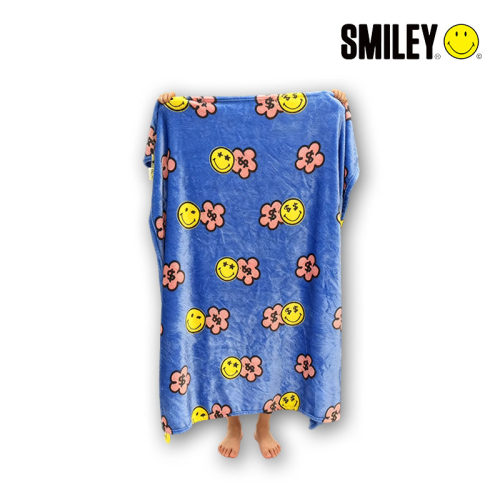 SMILEYx 有钱花盖毯亲肤舒适绒感温暖吸财好运