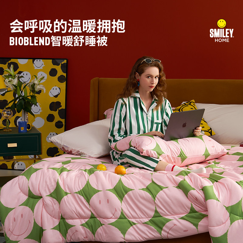 SMILEY笑脸智暖舒睡被抑菌除湿气秋冬被A类