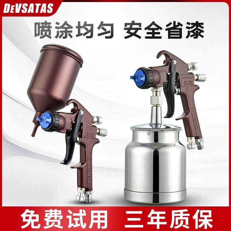 日本LOXA502汽车油漆喷枪喷漆上壶家具气动工具高雾化涂料喷漆枪