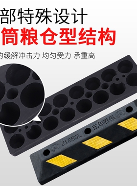 汽车加厚立柱车位固定防撞停车桩橡胶路障器隔离柱挡车器倒减速带