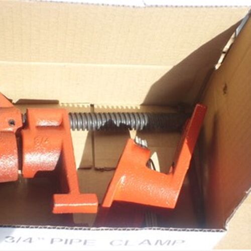 水管夹连夹器 pipe clamp 立式管夹器 固定管夹 木工固定夹 6分管
