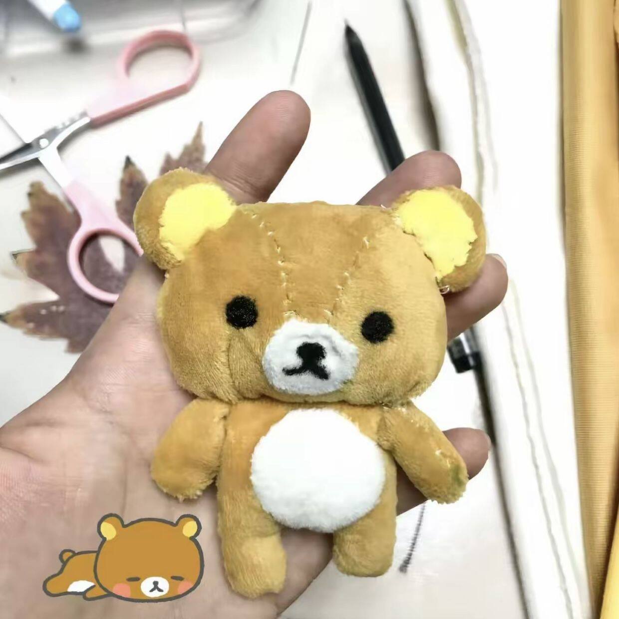 轻松熊毛绒DIY自缝材料包