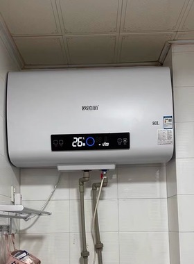 欧铂丽304不锈钢内胆电热水器家用卫生间洗澡储水式小型60L80L100