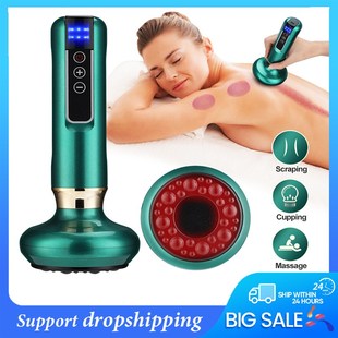 Vacuum Suction Cup Electric Anti Massager GuaSha Cel Cupping
