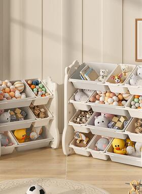 儿童收纳柜客厅靠墙抽屉式超大容量分类多层置物架宝宝储物柜玩具