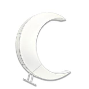 61K3新款发光月亮婚庆道具酒店婚礼舞台背景铁艺灯箱路引户外拍照