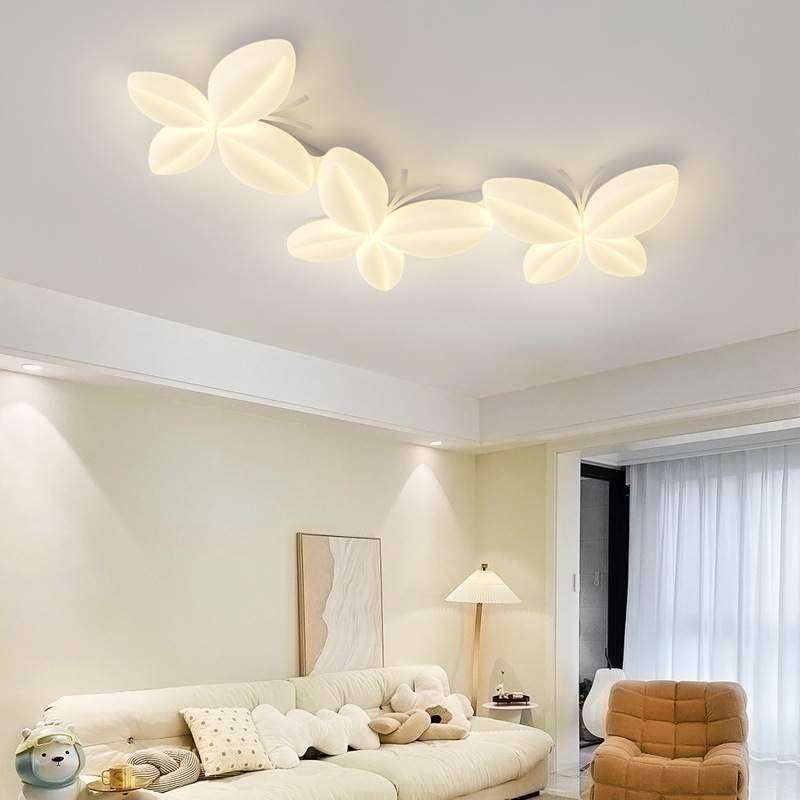 奶油风蝴蝶客厅吸顶灯轻奢高级感护眼全光谱卧室餐厅灯具全屋套餐,纺织面料/辅料/配套,纺织机械配件,淘宝优惠券,粉丝福利购,淘宝优惠卷