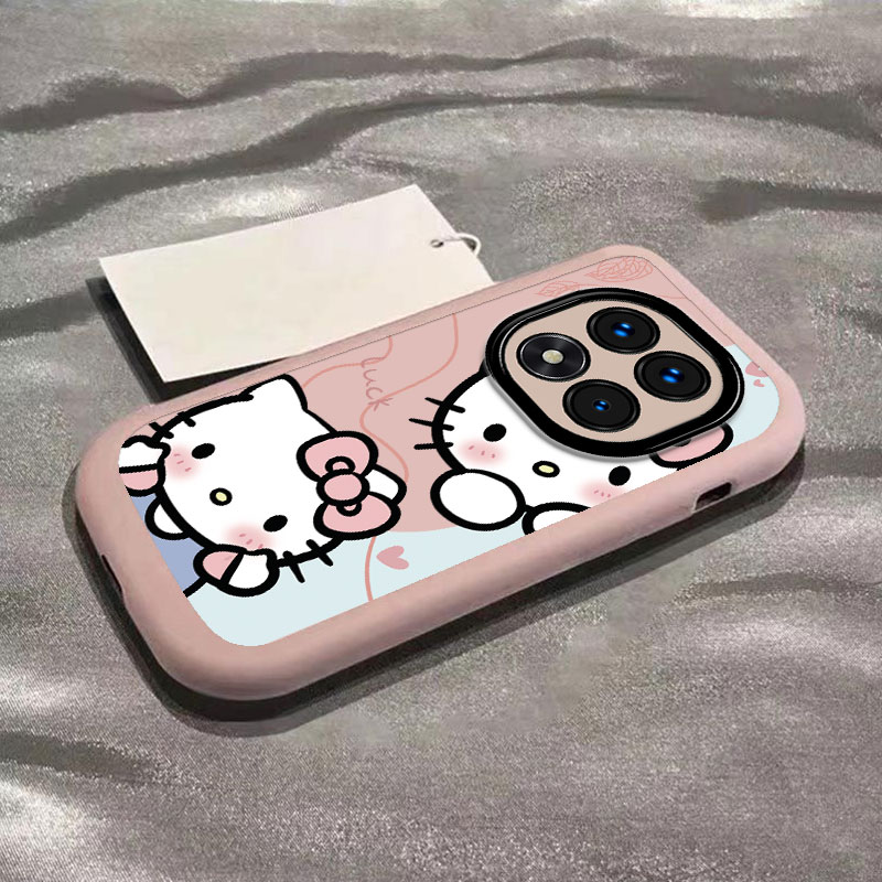 适用于红米Note14Pro+手机壳小米RedmiNote14保护套新款Redmi卡通男女N0te全包防摔Pr0十四可爱泡芙两只kt猫