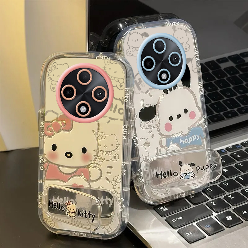 OPPOA3Pro手机壳OPPO新款A3Por5G套OPA/OPPA曲屏opp0pp0ppo化妆镜面ppoa全包pr0/05G防摔男女oppora情侣kt猫