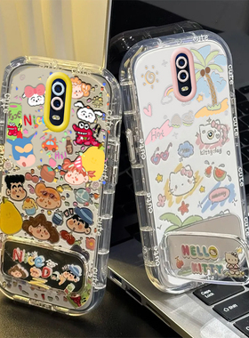 适用OPPOR17手机壳OPPO新款R17保护OPR套OPPR镜面OPP0PP0PPO全包0PPOR防摔OPOPR可爱OPOOR/OOPOR男女小新kt猫