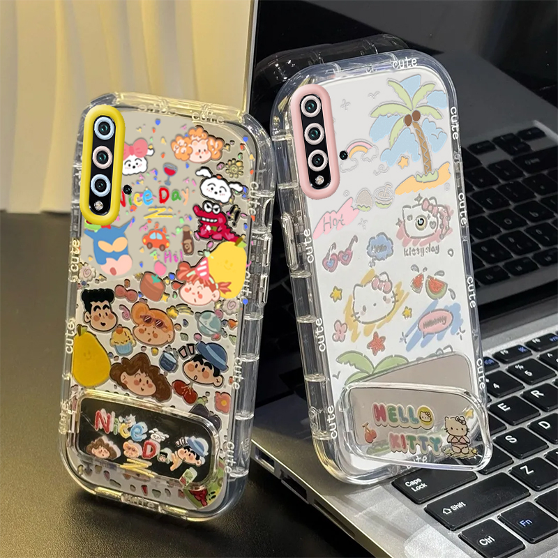 适用华为Nova5Pro手机壳nove5Por保护套novo新款nava可爱navo潮镜面nave全包n0va防摔Pr0诺娃nv男女小新kt猫
