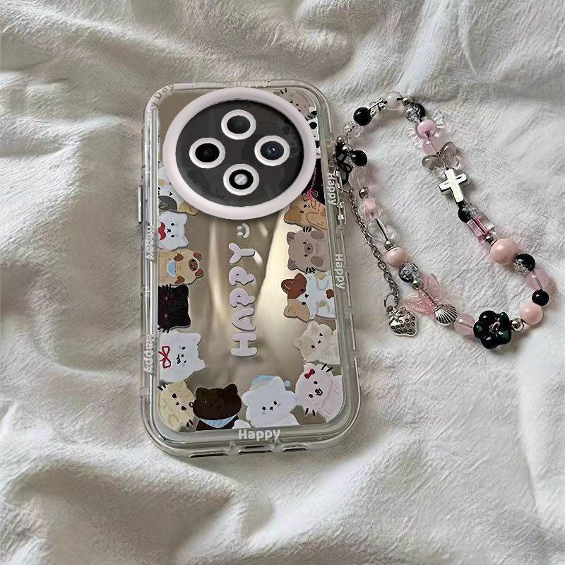 OPPOA3Pro手机壳OPPO新款A3Por5G套OPA/OPPA曲屏opp0pp0ppo化妆镜面ppoa全包pr0/05G防摔男女oppora小猫小狗