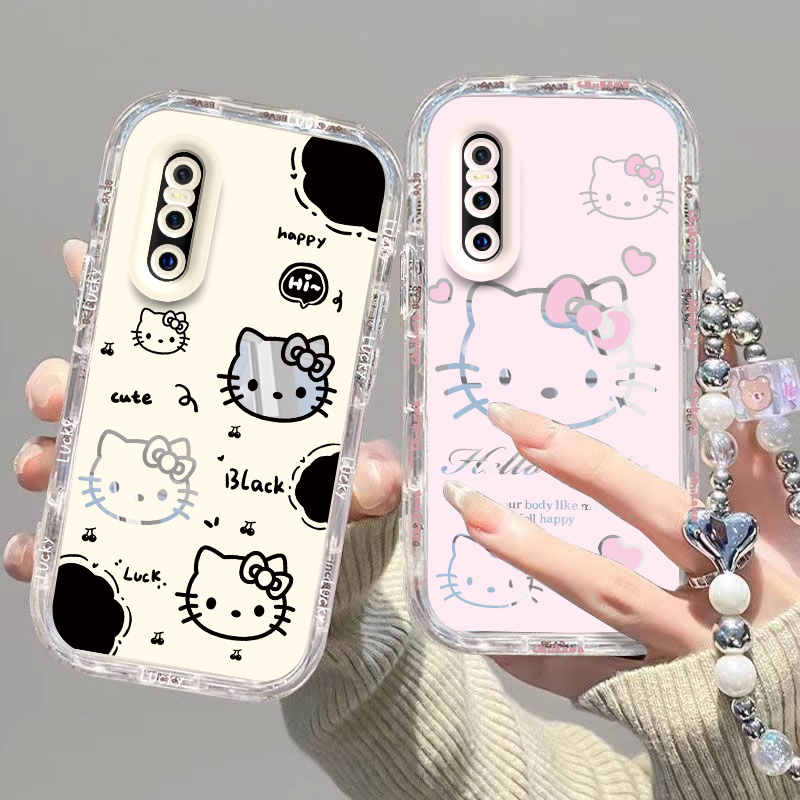适用vivoX27手机壳vivo X27Pro保护套新款升降摄像头可爱高颜值硅胶全包防摔viv0步步高Pr0叉Por男女黑白kt猫