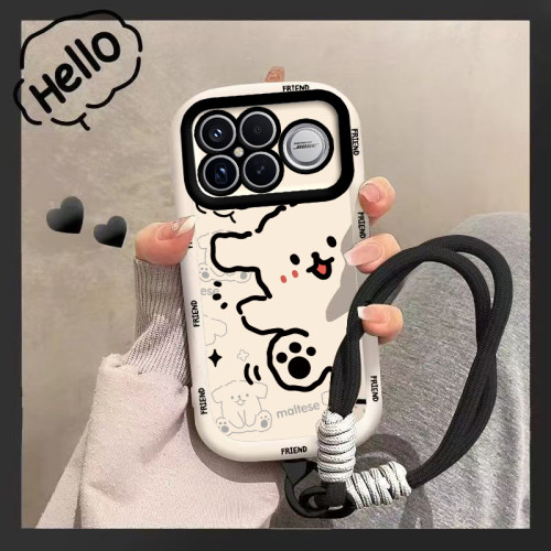 适用红米K90手机壳RedmiK90Pro Max保护套REDMI小米新款ProMax液态硅胶镜头全包防摔系列外壳看男女黑猫白狗