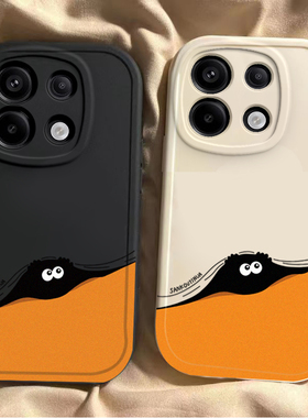 适用OPPOReno13手机壳Reno13Pro保护套reno13OPPO新款5GOPOP硅胶OPReno外壳OPPReno全包防摔男女OPO小煤球