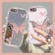 8plus手机壳女款 适用苹果6 iPhonexr新款 镜面苹果15 1312 11promax高级感xs全包防摔6s粉色蝴蝶7p卡通i8