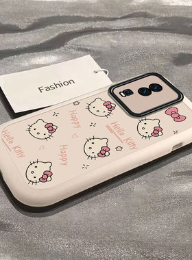 适用iQOONeo7竞速版手机壳新款vivoiq00Neo7happy凯蒂猫硅胶iqoonoe7全包可爱ipooneo7se防摔iooqneo7男女套