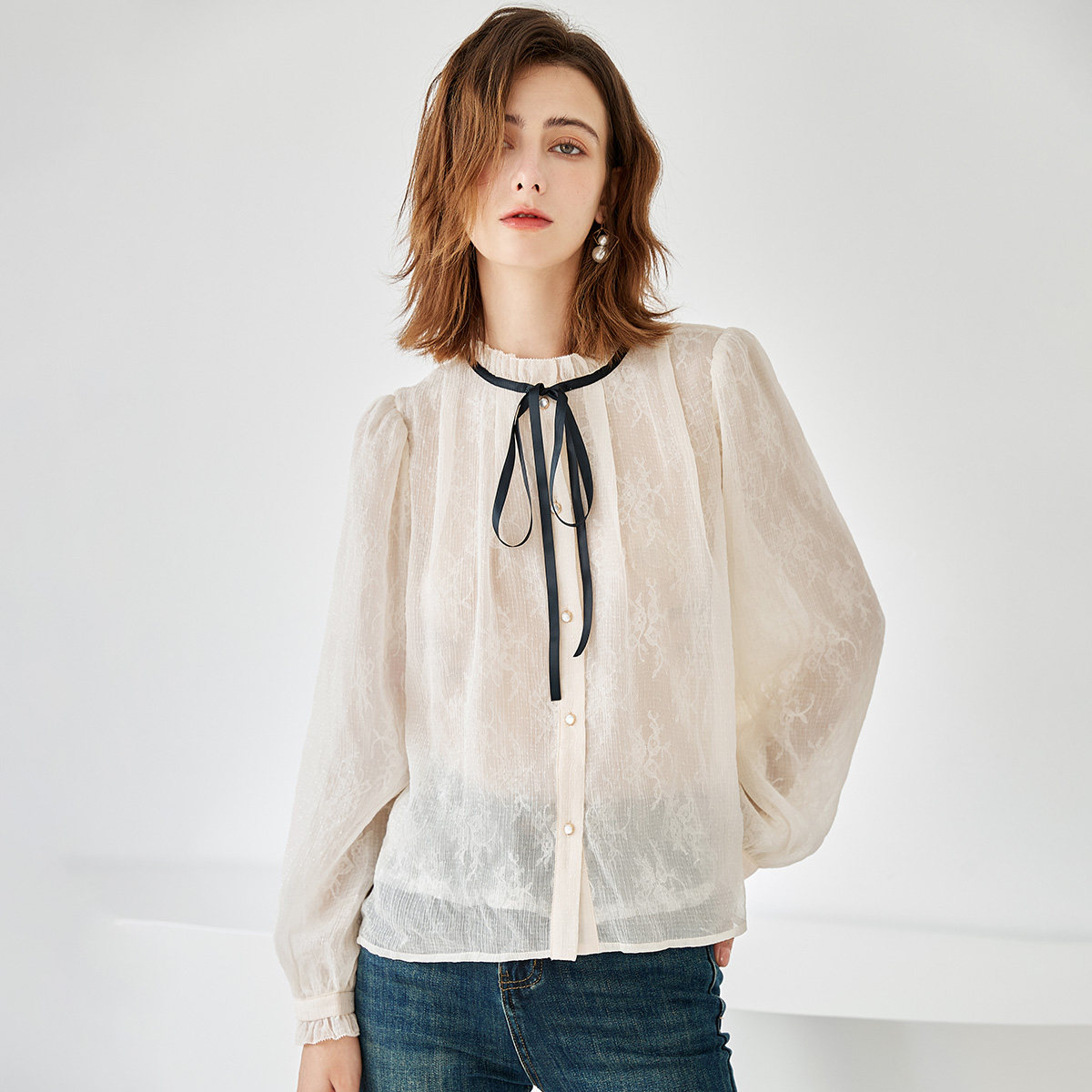 纳纹2025秋款新款优雅气质花苞腰直筒哈伦裤高腰显瘦西装休闲裤女,女装/女士精品,衬衫,淘宝优惠券,粉丝福利购,淘宝优惠卷