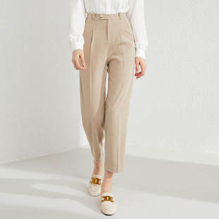 2025秋款新秋款九分裤商务通勤休闲裤西装裤百搭下装裤子女