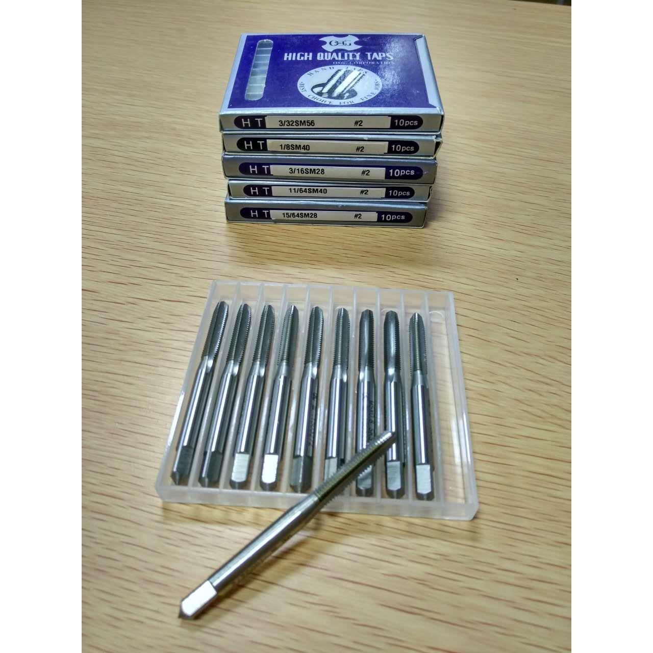 原装正品日本进口OSG直槽丝攻丝锥 机用丝锥M1-M14直槽 10支装 2#
