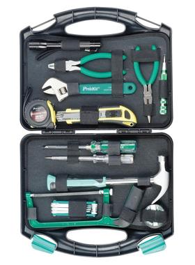 台湾宝工PK-2015 16件家用工具套装日用工具组便携式工具箱手提箱