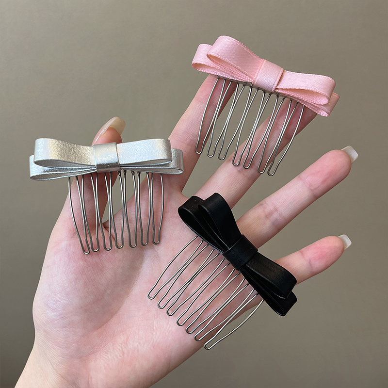 蝴蝶结刘海碎发整理神器倒插梳