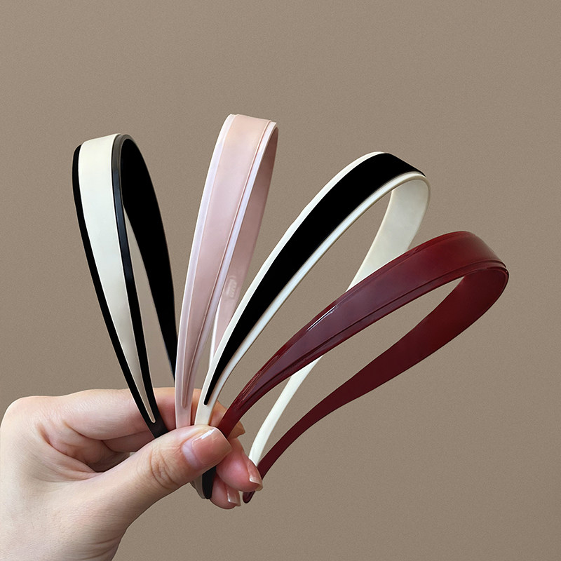 苏小北复古港风u型眼镜发箍女高级感时尚百搭压碎发带齿防滑发卡