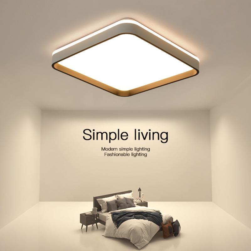 全光谱卧室灯led吸顶灯北欧现代简约房间智能护眼主卧灯中山灯具