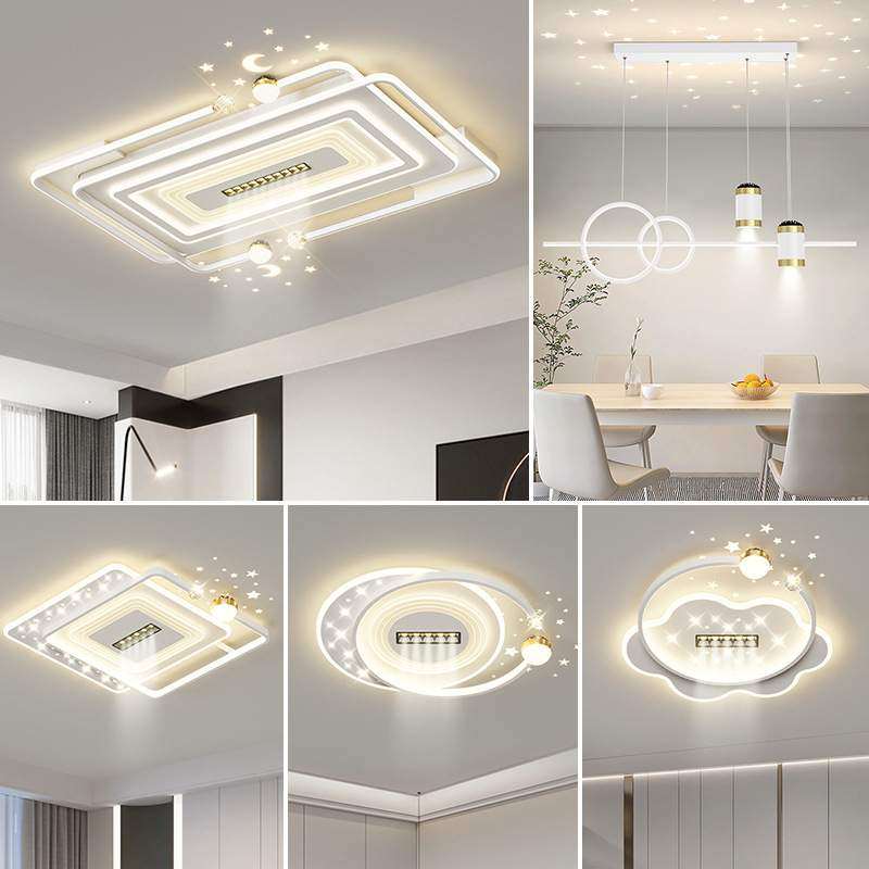 高级感星空顶长方形客厅灯广东中山灯具全屋套餐组合护眼吸顶灯,3C数码配件,USB灯,淘宝优惠券,粉丝福利购,淘宝优惠卷