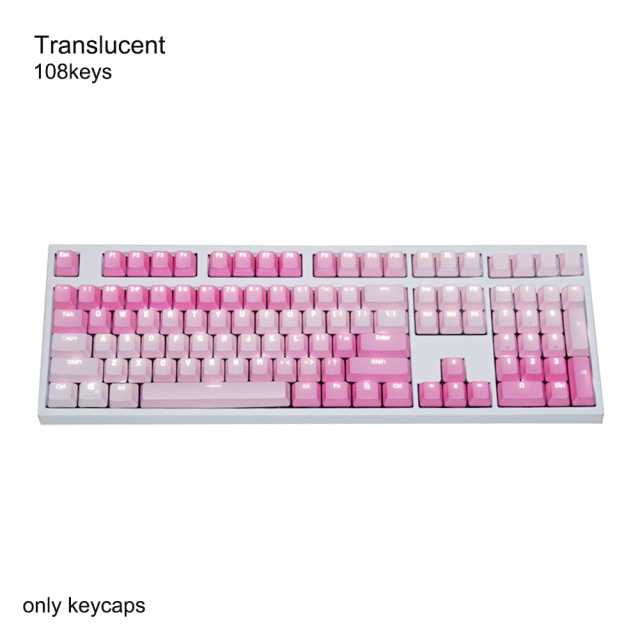现货87 104 108 Keys Keycap Set Wr Resistat Gig ch