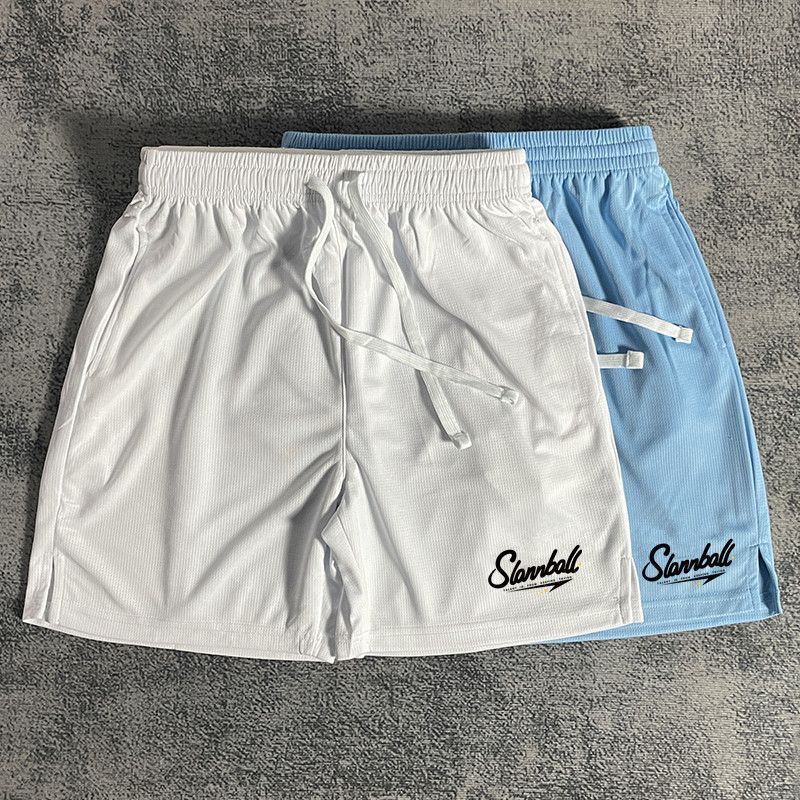 夏季美式短裤三分四分北卡运动篮球裤速干训练跑步健身训练休闲裤