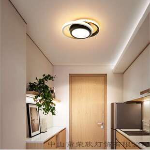 北欧过道灯led走廊衣帽间吸顶灯简约现代创意吊灯阳台走道玄关灯