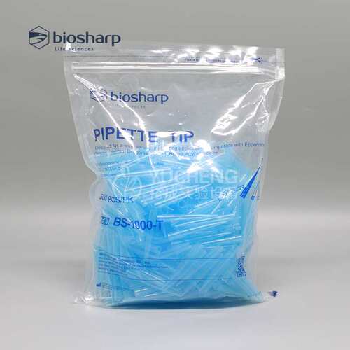Biosharp 蓝吸头BS-1000-T移液枪吸头1ml吸嘴 大龙移液枪枪头