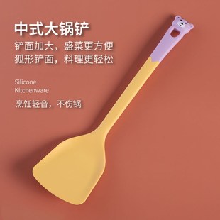 耐T高温硅胶汤勺捞 硅胶锅铲不粘锅专用炒菜铲子厨房用品硅胶套装