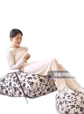 -D用YN90水墨画复古摇椅DYN-90-2椅家单人卧室客厅阳台懒人沙发休