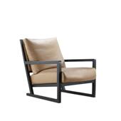 XZc欧492c492北艺简约实木沙小发椅现代单人户型客厅皮椅阳台休闲