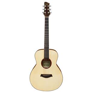 吉他36寸3670民杉面板OM桶型谣木吉他儿童生初学者入学门吉他gu云