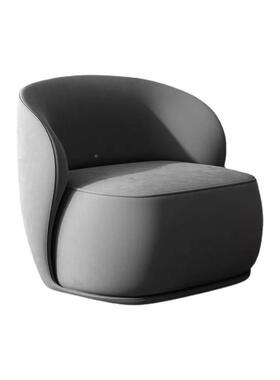 DYN-1单6现简约客厅室免洗科技布艺术创意老虎椅休卧6闲设计师代