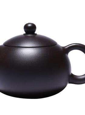 宜兴原矿黑泥紫砂茶壶名手绘小MH7K品西施壶家套装茶具定制
