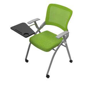 CY闻可折叠培训椅带板会一体式写字板椅桌议室新开会办公椅会议椅