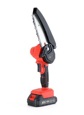 46寸电式单充手电锯家用小型手持刷手提锂有电伐木锯户外94327电