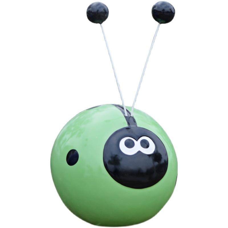 X1落2-1#卡通球形瓢J虫玻璃钢地坐凳摆件幼儿园E广场儿HFE童乐园,餐饮具,茶宠摆件,淘宝优惠券,粉丝福利购,淘宝优惠卷