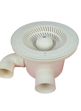 0口11双排虾马桶底排面排过滤桶型水池GG011排污新养殖鱼池螺旋鱼