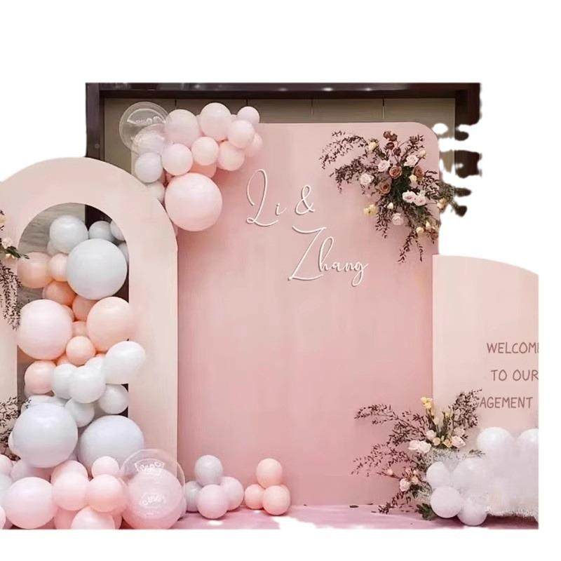 新式氛围感装粉中色订AAK婚布置装饰套球场景背景kt板高级气结婚,节庆用品/礼品,装扮布置套餐,淘宝优惠券,粉丝福利购,淘宝优惠卷
