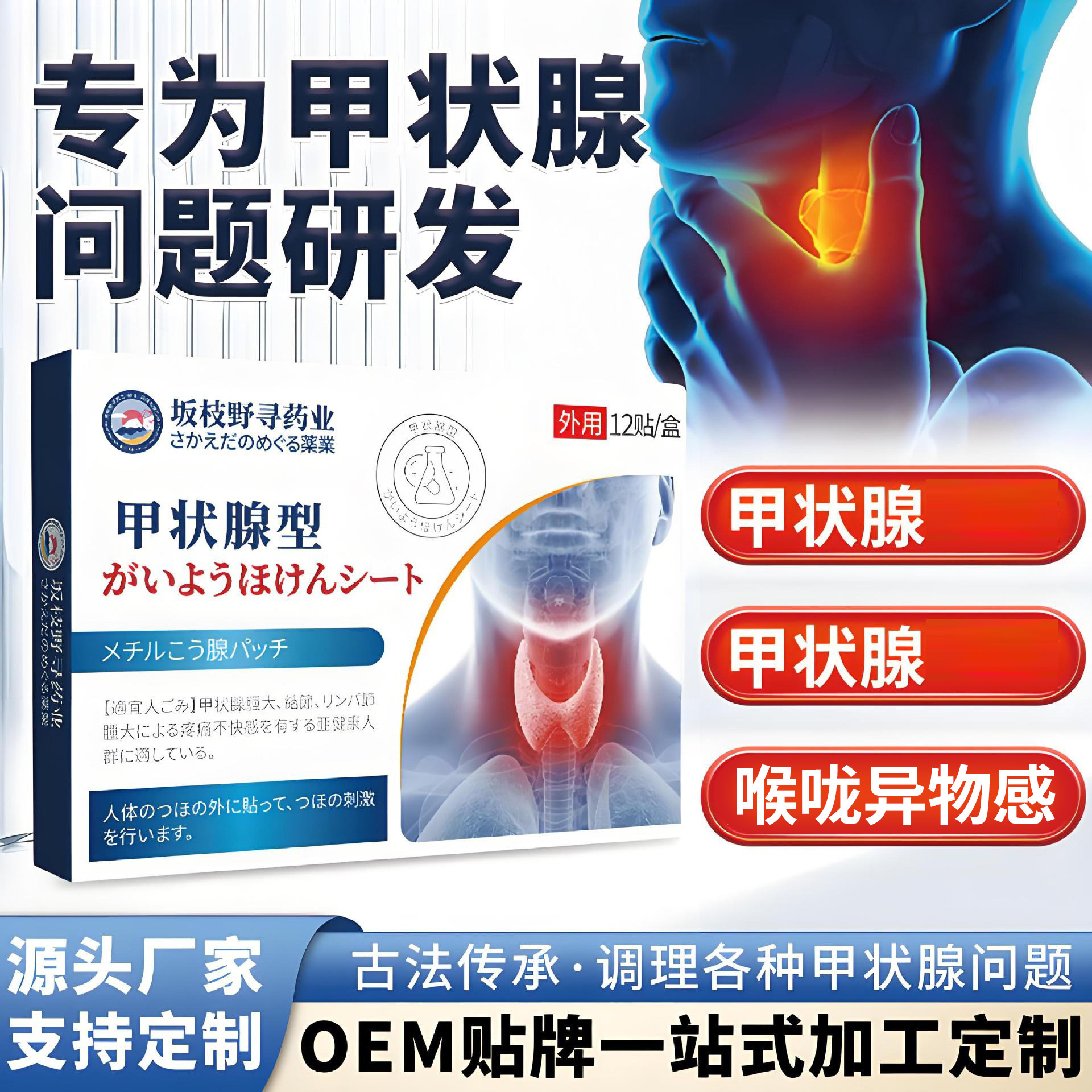 甲状腺保健理疗膏药贴