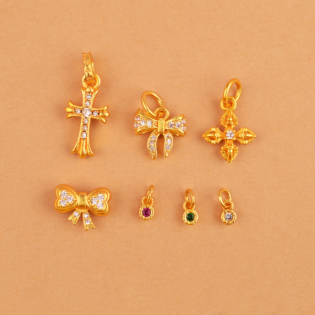 IOEKO黄铜黄铜吊坠沙金配件