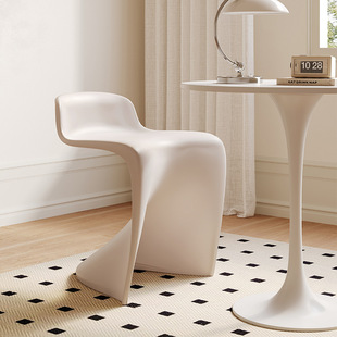 餐厅椅子轻奢高级餐桌凳子休闲椅塑料靠背椅设计师潘东椅餐椅酒店