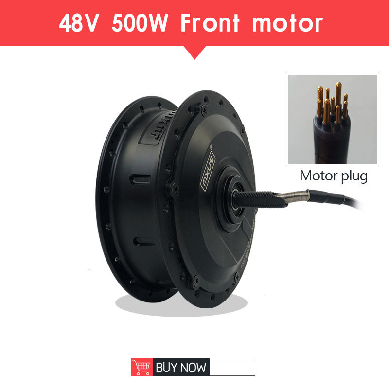 山地自行车锂电改装配件 MXUS华宇 48V500W前驱 小高速电机