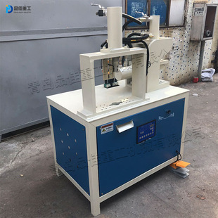 多功能双工位液压切角机 45度90度钢管裁角机 铁角V口剪角机