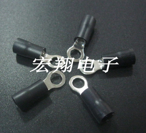 RV3.5-5S O型预绝缘冷压端头 TO型端子 接线耳 接线鼻子 500只/包